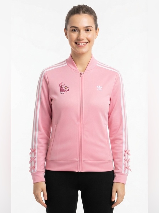 adidas Originals Jackets & Blazers - ✨ Wonderland Streetwear: Disney x Adidas Cheshire Cat Pink Track Jacket ✨